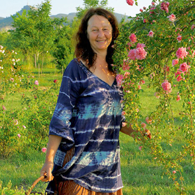Éléonore Cruse, créatrice du jardin